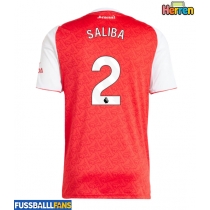 Arsenal William Saliba #2 Heimtrikot 2025-26 Kurzarm